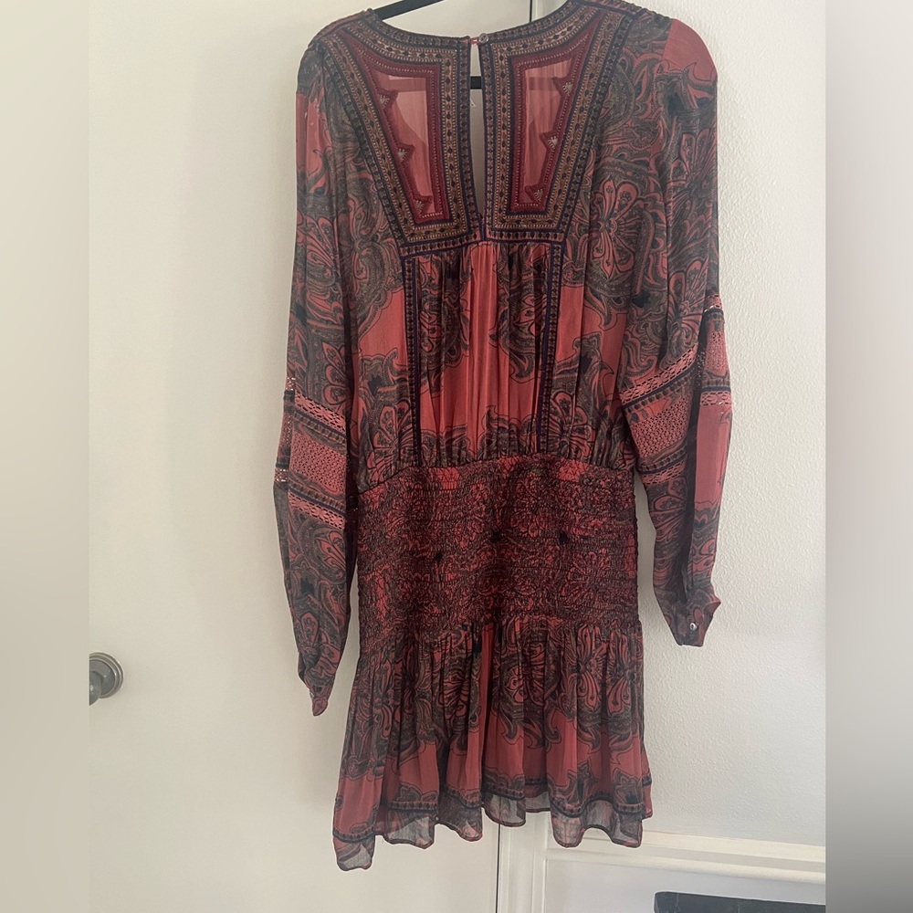 Free People Roman Paisley Mini Dress - Picture 5 of 6